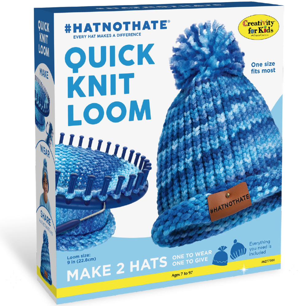 #HatNotHate® Quick Knit Loom